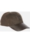 Avva Erkek Kahverengi Deri Görünümlü Siperlikli Kaşe Şapka A32Y9209