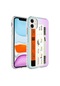 Mutcase - İphone Uyumlu İphone 11 - Kılıf Kenarlı Renkli Desenli Elegans Silikon Kapak - No1