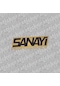 Sanayi Performance Sticker Altın Sarı Siyah