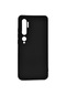 Noktaks - Xiaomi Uyumlu Xiaomi Mi Note 10 - Kılıf Mat Renkli Esnek Premier Silikon Kapak - Siyah
