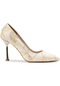 Deery Altın Rengi Stiletto Kadın Topuklu Ayakkabı - K0792zaltm01