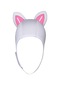 Suntek Kedi Kulakları Dalış Başlığı Sörf Kap 3mm Neopren Beyaz Pembe Whiteline