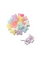 10-50 Adet Renkli Ayı Akrilik Boncuk Şeffaf Sevimli Sakızlı Ayı Serisi Boncuk Solid Color 10pcs