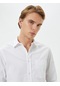 Koton Slim Fit Gömlek Cep Detaylı Klasik Yaka Düğmeli Uzun Kollu Beyaz 4sam60157hw 4SAM60157HW000
