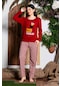 Sude Homewear M952 Penye Kadın Pijama Takımı Kırmızı