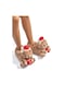 Twigy Regalo Kadın Hayvanlı Panduf Kahverengi 36/41 CC0627
