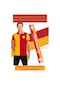 Galatasaray Lisanslı Match Day T-shirt + Şal Kaşkol Koyu Sarı