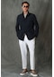 Lufian Leo Smart Erkek Chino Pantolon Tailored Fit Beyaz 111190305100500