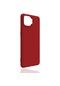 Noktaks - Oppo Uyumlu Oppo Reno 4 Lite - Kılıf Mat Soft Esnek Biye Silikon - Kırmızı