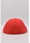 Kışlık Yünlü Hiphop Bere Kırmızı Docker Şapka - Standart