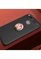 Kilifone - Xiaomi Uyumlu Mi 5x / Mi A1 - Kılıf Yüzüklü Auto Focus Ravel Karbon Silikon Kapak - Siyah-rose Gold