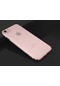 Noktaks - iPhone Uyumlu Se 2022 - Kılıf Dört Köşesi Renkli Arkası Şefaf Lazer Silikon Kapak - Rose Gold