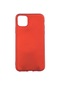 Kilifone - İphone Uyumlu İphone 11 - Kılıf Mat Renkli Esnek Premier Silikon Kapak - Kırmızı