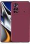 Kilifone - Xiaomi Uyumlu Poco X4 Pro 5g - Kılıf Mat Renkli Esnek Premier Silikon Kapak - Mürdüm
