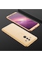 Mutcase - Huawei Uyumlu Mate 10 Pro - Kılıf 3 Parçalı Parmak İzi Yapmayan Sert Ays Kapak - Gold