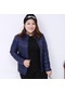 S/5xl Büyük Beden Hafif Aşağı Mont İnce Aşağı Mont Kadın Sonbahar Kış İnce Kısa Sıcak Beyaz Ördek Aşağı Mont Koyu Mavi