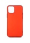 Kilifone - İphone Uyumlu İphone 12 Pro - Kılıf Mat Renkli Esnek Premier Silikon Kapak - Kırmızı