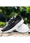 Siyah 35-48 Büyük Boy Ultralight Açık Spor Nefes Örgü Koşu Ayakkabıları Spor Ayakkabı Siyah