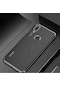 Noktaks - Huawei Uyumlu Huawei P Smart 2019 Pot-lx1 - Kılıf Dört Köşesi Renkli Arkası Şefaf Lazer Silikon Kapak - Gri