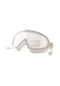 Çocuk Buğu Önleyici Büyük Çerçeve Yapışık Kulak Tıkaçlı Yüzme Gözlüğü Beyaz