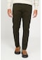 AC&Co / Altınyıldız Classics Erkek Hakı Slim Fit Dar Kesim 5 Cep Pamuklu Esnek Pantolon Haki