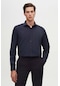 Ds Damat Slim Fit Lacivert Italyan Yaka Dar Kesim Klasik Kravatlık Uzun Kollu Kolay Ütülenebilir Ne 2HF02ORT4185