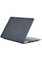 Macbook Uyumlu 13.3' New Pro - Kapak Kılıf Msoft Kristal Kapak - Siyah