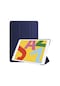 Kilifone - İpad Uyumlu İpad 10.2 2021 9.nesil - Kılıf Smart Cover Stand Olabilen 1-1 Uyumlu Tablet Kılıfı - Lacivert Lacivert