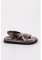 Dgn 3040 Kadin Çapraz Bantli Sandalet 3040-2261-R8007 Platin