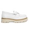 Mammamia D24ya-3165 Kadın Deri Casual Ayakkabı Beyaz-beyaz