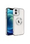 Kilifone - İphone Uyumlu İphone 12 - Kılıf Kamera Korumalı Tatlı Sert Omega Kapak - Gümüş