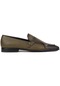 Shoetyle - Haki Deri Tokalı Erkek Klasik Ayakkabı 250-2300-790-haki