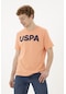 U.s. Polo Assn. Erkek Somon Tişört Basic 50279620-vr047 SOMON