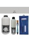 Mobilya Boyası-cadence Multisurface H-074 Soğuk Gri 2000ml Ultimate Vernik Mat 500ml Saten Rulo Set Soğuk Gri