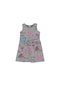 Lovetti Kız Çocuk Chirping Animals Desen Kolsuz Elbise 5757-11Q047
