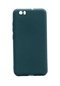 Tecno - Vestel Venüs Z10 - Kılıf Mat Renkli Esnek Premier Silikon Kapak - Yeşil