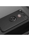 Kilifone - Xiaomi Uyumlu Mi 5x / Mi A1 - Kılıf Yüzüklü Auto Focus Ravel Karbon Silikon Kapak - Siyah