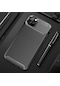 Noktaks - iPhone Uyumlu 11 Pro Max - Kılıf Auto Focus Negro Karbon Silikon Kapak - Siyah