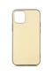 Kilifone - İphone Uyumlu İphone 12 Pro - Kılıf Mat Renkli Esnek Premier Silikon Kapak - Gold