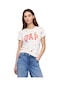 Gap V-ss Logo Classic Tee T-shirt - 729555-10197 Krem
