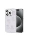Mutcase - İphone Uyumlu İphone 15 Pro - Kılıf Kabartma Figürlü Parlak Eralli Silikon Kapak - Ayı