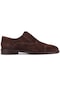 Shoetyle - Kahverengi Süet Bağcıklı Erkek Klasik Ayakkabı 250-2730-826-kahverengi
