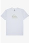 Quiksilver Ev Comp Logo Erkek Tişört Beyaz