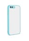 Kilifone - İphone Uyumlu İphone 8 Plus - Kılıf Arkası Buzlu Renkli Düğmeli Hux Kapak - Turkuaz
