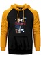 The Doors İn Concert Konser Sarı Renk Reglan Kol Kapşonlu Sweatshirt