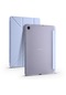 Mutcase - Galaxy Uyumlu Galaxy Tab S6 Lite P610 - Kılıf Kalem Bölmeli Stand Olabilen Origami Tri Folding Tablet Kılıfı - Mavi