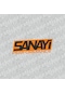 Sanayi Performance Sticker Turuncu Siyah