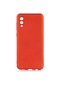 Kilifone - Samsung Uyumlu Galaxy A02 - Kılıf Mat Renkli Esnek Premier Silikon Kapak - Kırmızı