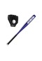 Beyzbol Topları Seti Beyzbol Sopası + Beyzbol + Beyzbol Eldivenleri 25 İnç Alüminyum Alaşım Beyzbol Sopası 10.5 İnç Pvc Beyzbol Eldiveni Gençler İçin Beyzbol Kiti Mavi