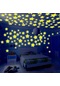 Sarı 100 Adet Aydınlık 3d Duvar Çıkartmaları Oturma Odaları Dekorasyon Çocuk Bebek Yatak Odası Ev Duvar Sanatı Dekor Aksesuarları